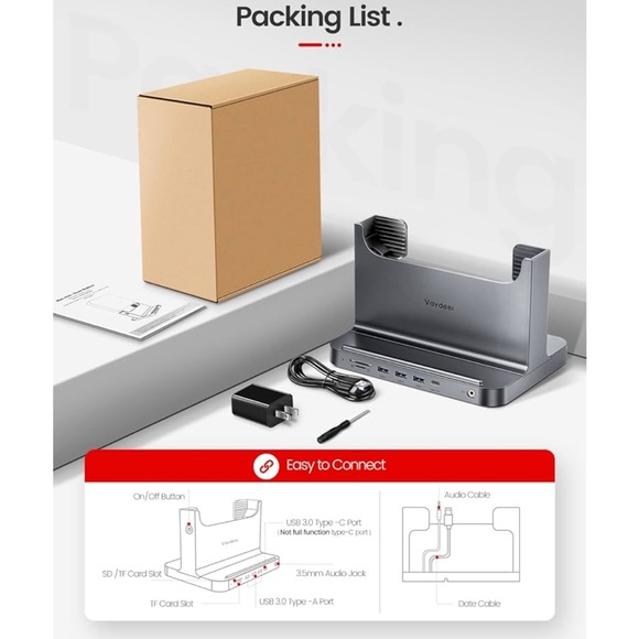 Vaydeer Mac Mini Stand Grey - Picture 5 of 5